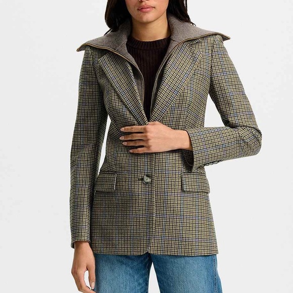 Veronica Beard Jackets & Blazers - Veronica Beard Garrison Jacket with Oversized Hoodie Dickey - Size 2 - NWT